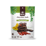 CORTEZAS DE CHOCOLATE NEGRO CON CHÍA, MARACUÁTICO Y BAYAS DE GOJI