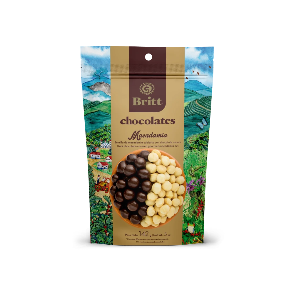 DARK CHOCOLATE COVERED MACADAMIA – Café Britt