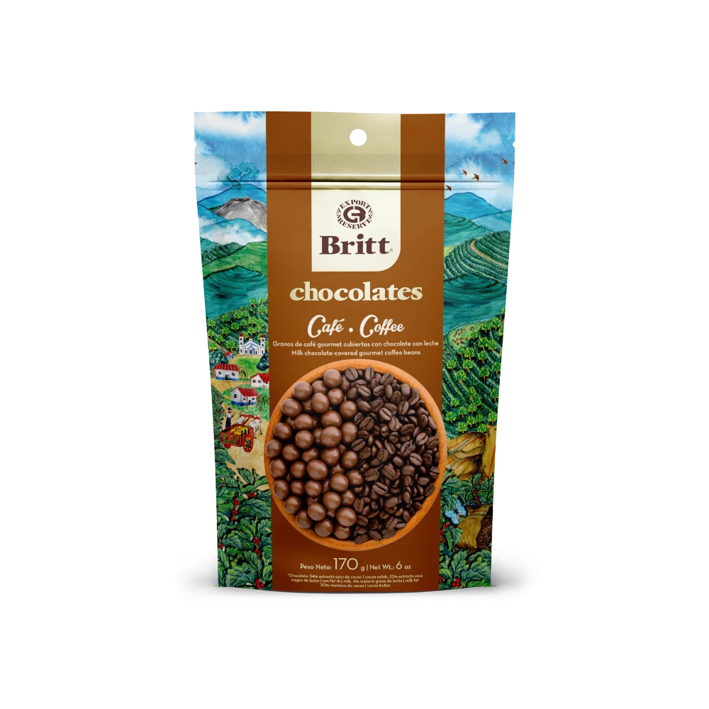 MILK CHOCOLATE COVERED COFFEE BEANS