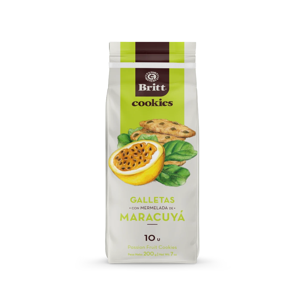 Café Britt Passion Fruit Jelly Cookies | Tropical & Unique Indulgence