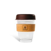 TAZA DE CAFÉ DE VIDRIO FIRMA