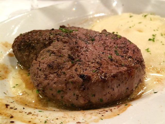 COFFEE CHILE RUBBED STRIPPED STEAKS