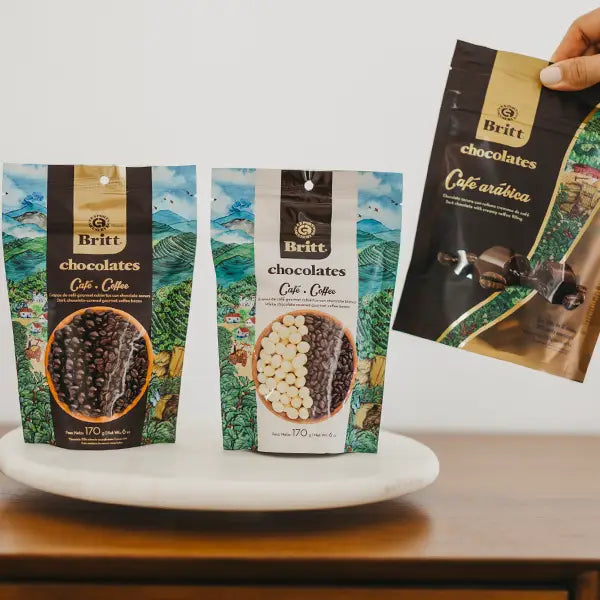 CHOCOLATE COVERED COFFEE BEANS Café Britt