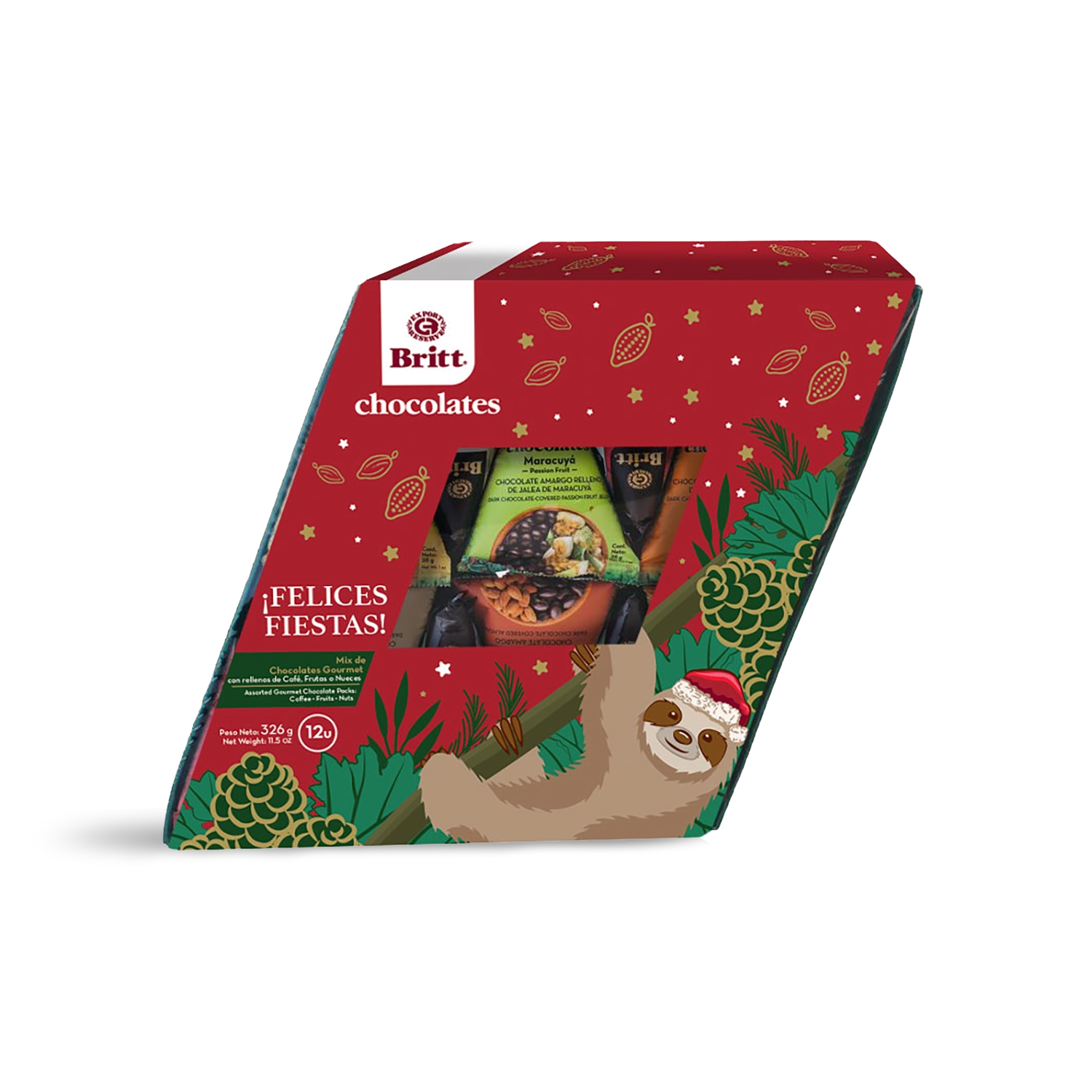 Café Britt Holiday Chocolate Gift Box