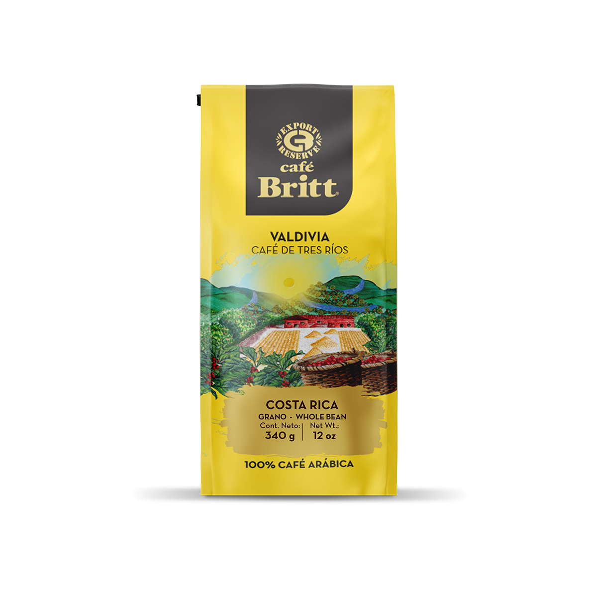 Cafe Britt's Valdivia Blend: Premium Costa Rican Coffee from Tres Rios – Café Br