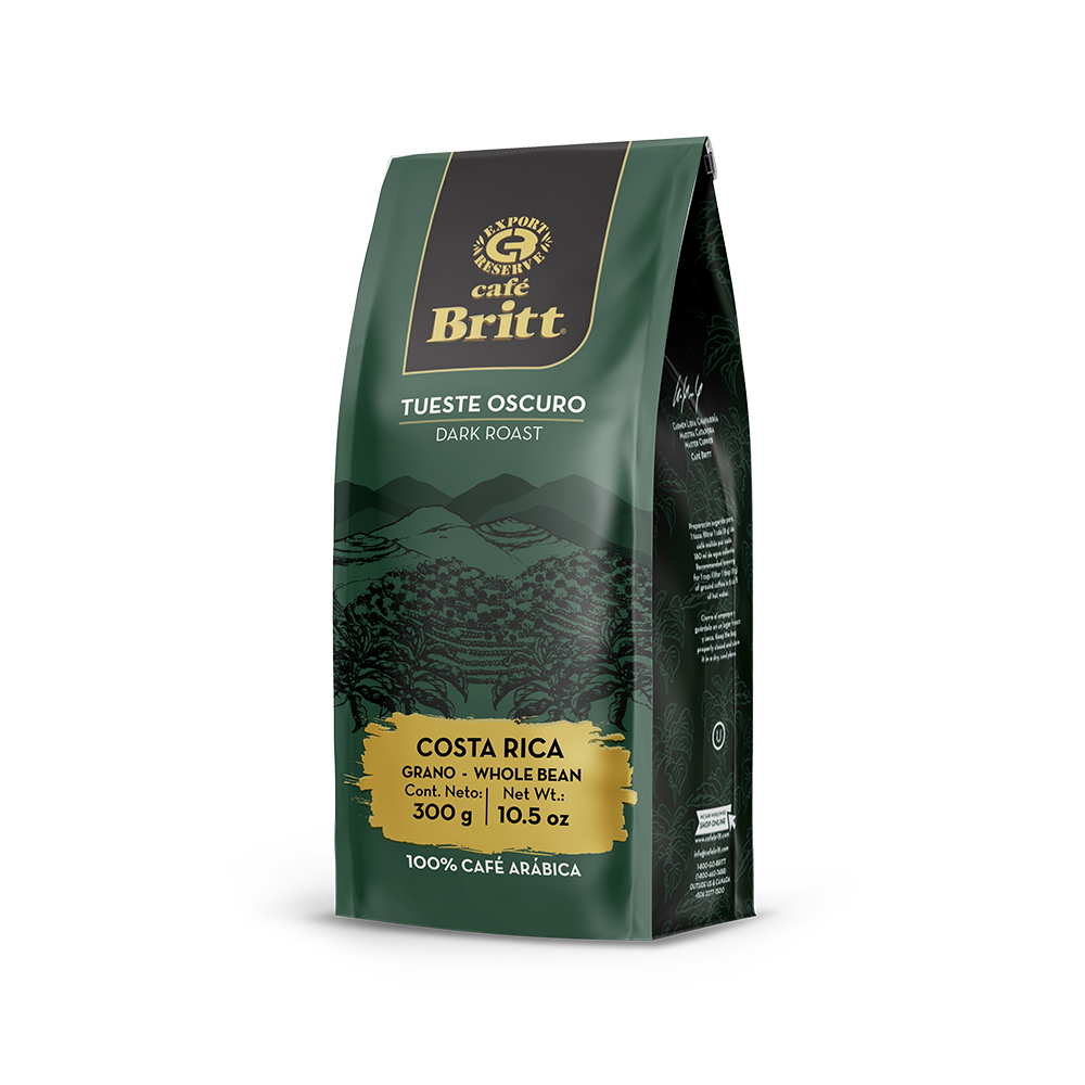 CAFÉ TOSTADO OSCURO DE COSTA RICA