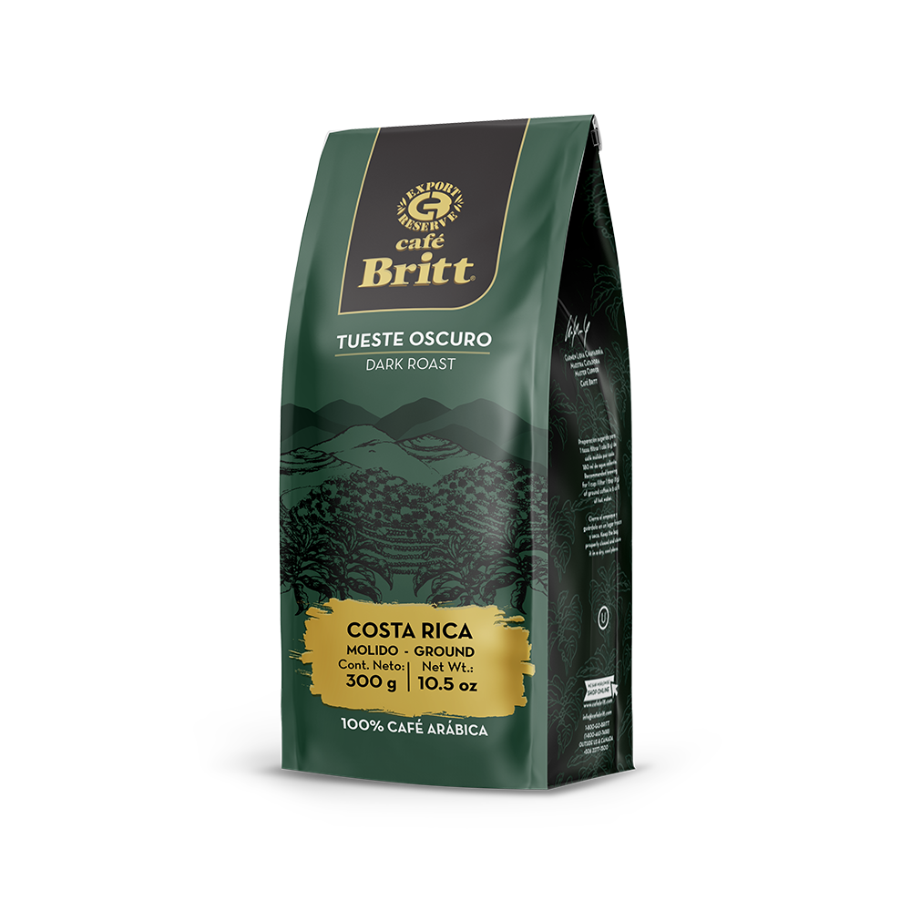 CAFÉ TOSTADO OSCURO DE COSTA RICA