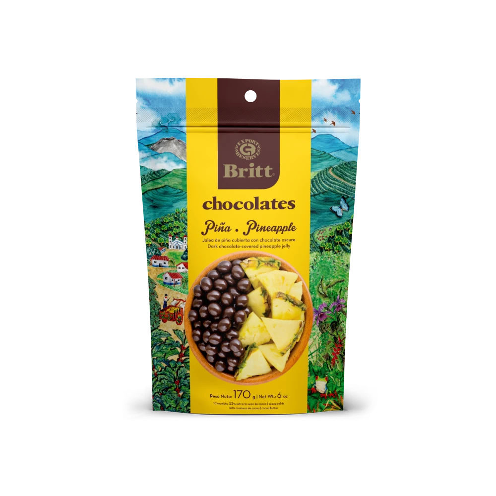 DARK CHOCOLATE COVERED PINEAPPLE – Café Britt