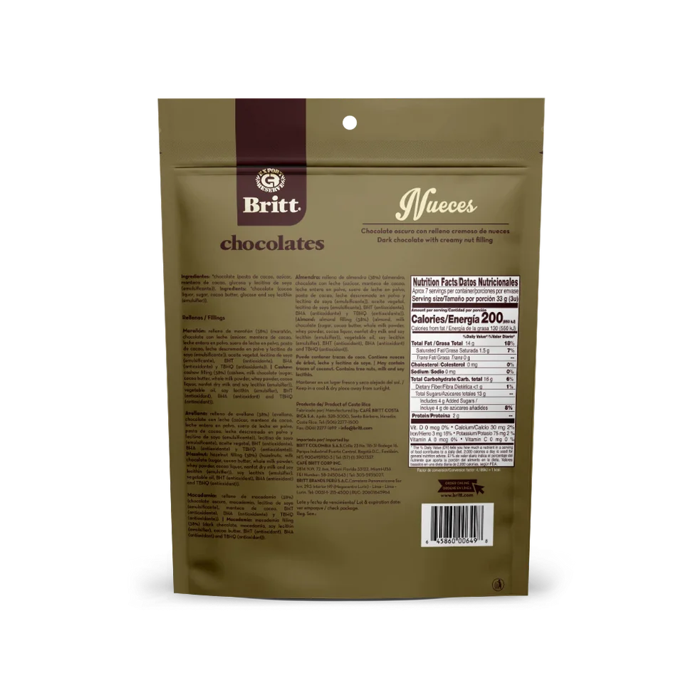 DARK CHOCOLATE WITH CREAMY NUT FILLING