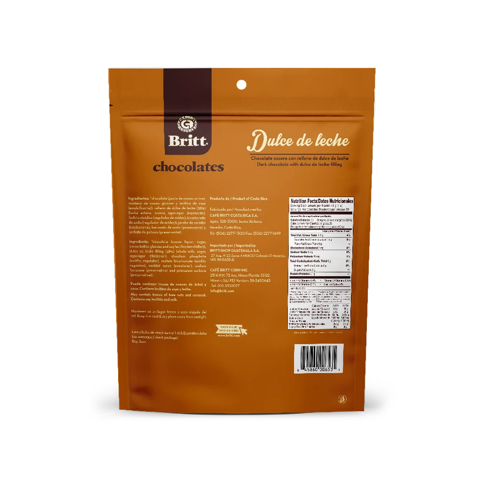 DARK CHOCOLATE WITH CREAMY DULCE DE LECHE FILLING