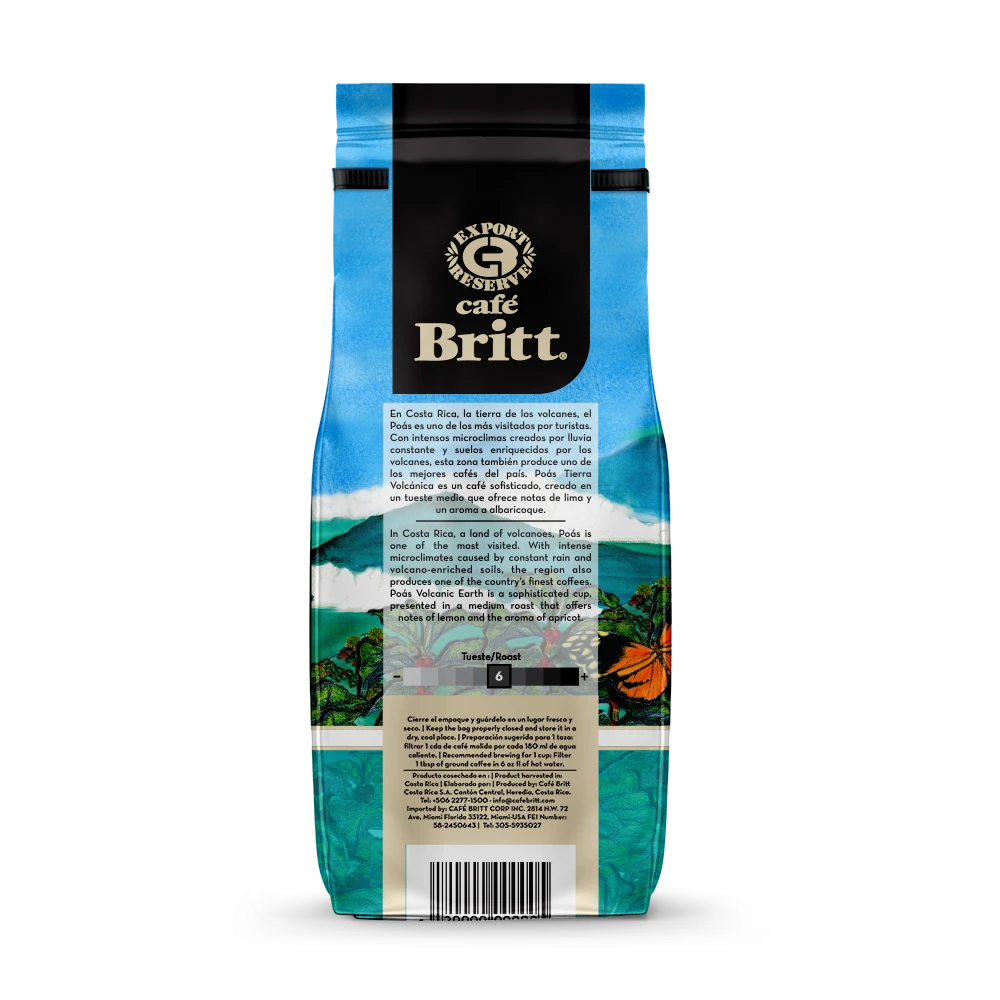 Café Britt® - Costa Rican Tres Rios Valdivia Coffee (12 oz.) (3-Pack) - Ground Café Britt® - Costa Rican Tres Rios Valdivia Coffee (12 oz.) (3-Pack) - Ground