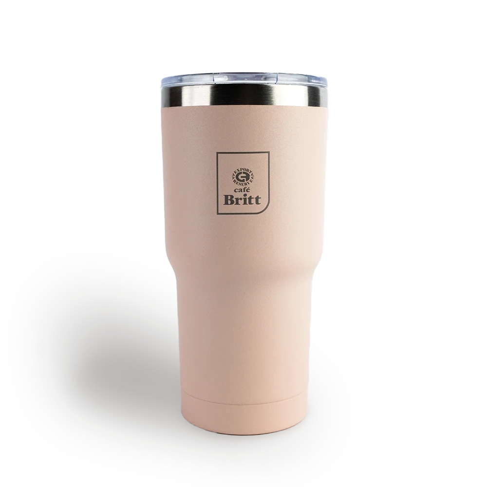 Café Britt Travel Tumbler – 600 ml Insulated Coffee Mug